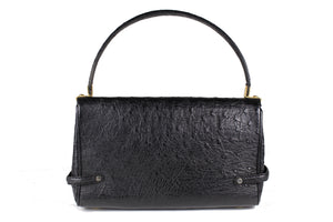 LOEWE black ostrich skin handbag