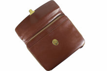 LOEWE brown leather briefcase