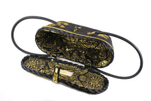MIDAS OF MIAMI black wicker and beads bag