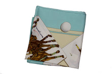 HERMÈS scarf “Hermès Cup Palm Beach” by Chantal de Crissey