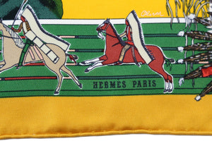HERMÈS gavroche “Pani La Shar Pawnee” by Kermit Oliver, pocket square