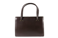 COMTESSE brown leather frame handbag