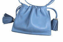 LOEWE Flamenco turquoise leather shoulder mini bag