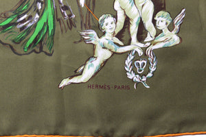 HERMÈS scarf “Soirée de Gala” by Jean-Louis Clerc