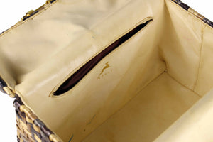 KORET multicolor wicker box purse handbag