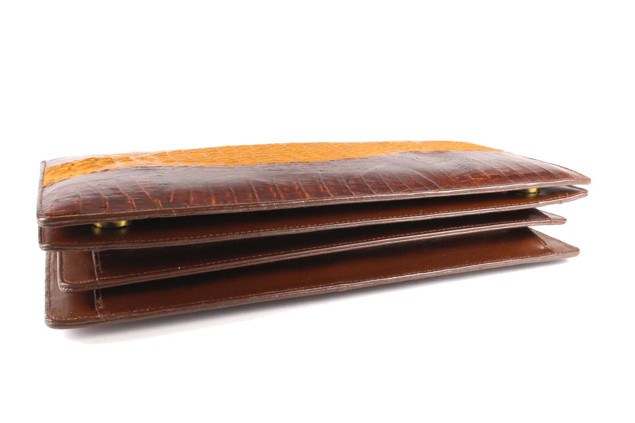 Brandy baby crocodile skin handbag – Vintage Carwen