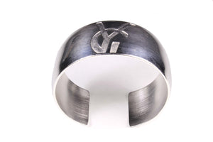 YVES SAINT LAURENT silver cuff bracelet